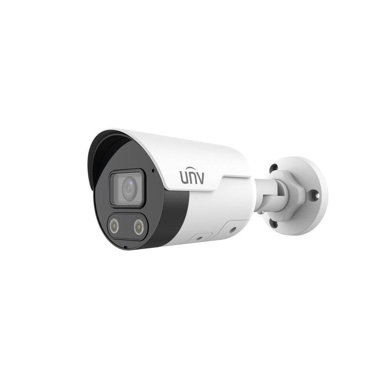 Uniview IPC2128SB-ADF28KMC-I0 8MP HD Intelligent Light and Audible Warning 2.8-mm Fixed Lens Bullet Network Camera - White