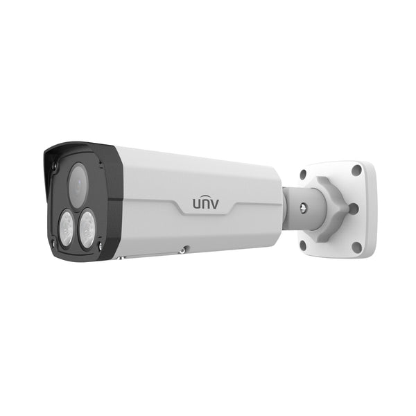 Uniview IPC2225SE-DF40K-WL-I0 5MP HD Intelligent ColorHunter 4.0-mm Fixed Lens Bullet Network Camera - White