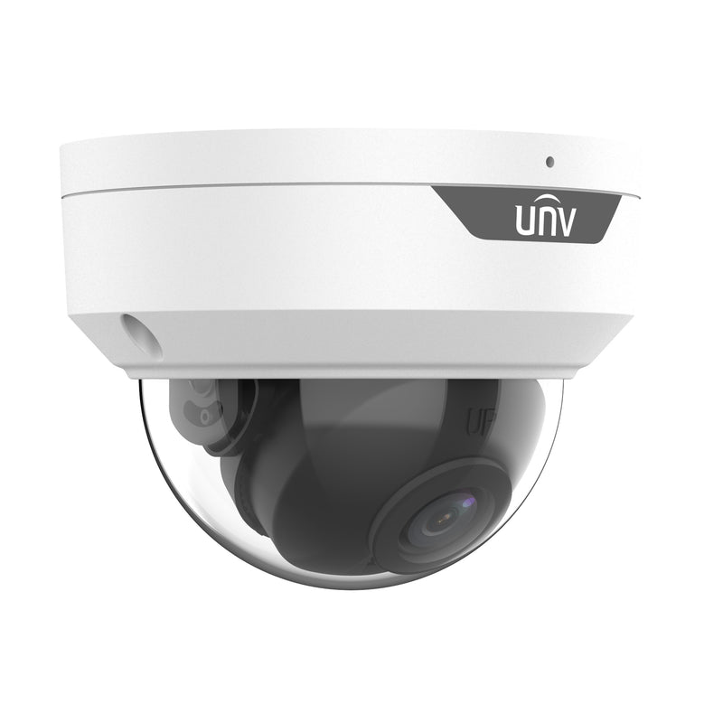 Uniview IPC328SB-ADF28K-I0 8MP HD Intelligent IR 2.8-mm Fixed Lens Dome Network Camera - White