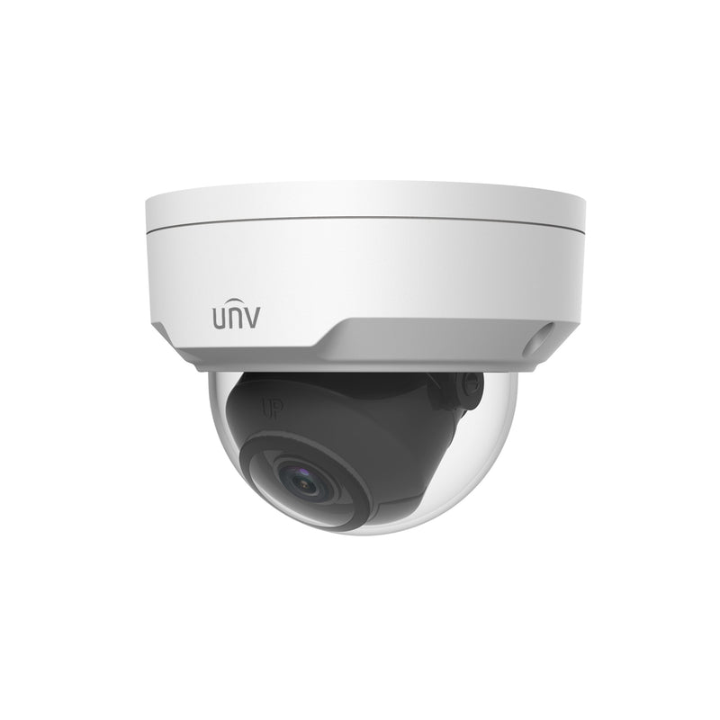 Uniview IPC328SR3-ADF28KM-H 4K HD Vandal-Resistant IR 2.8-mm Fixed Lens Dome Network Camera - White