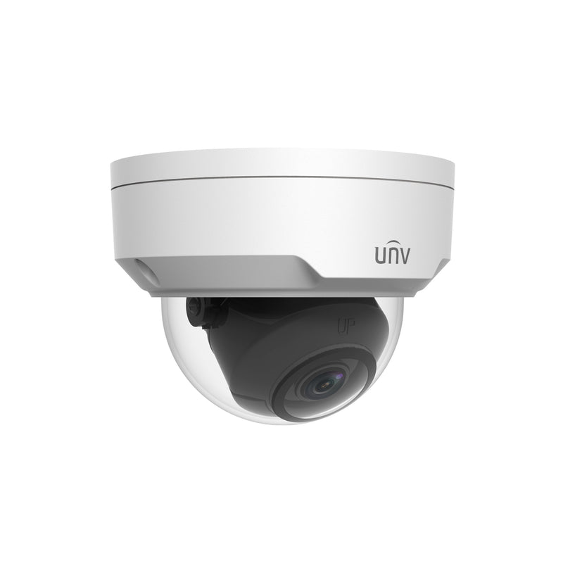 Uniview IPC328SR3-ADF40KM-G 4K HD Vandal-Resistant IR 4.0-mm Fixed Lens Dome Network Camera - White