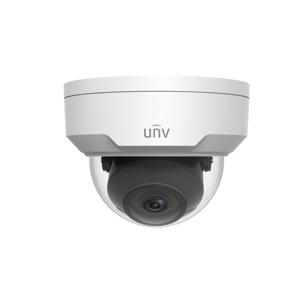 Uniview IPC328SR3-ADF40KM-G 4K HD Vandal-Resistant IR 4.0-mm Fixed Lens Dome Network Camera - White