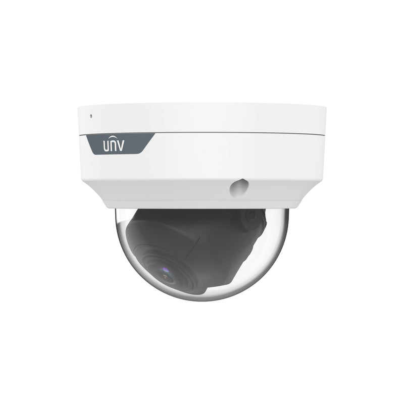 Uniview IPC3514SR-ADF28KM-WP 4MP ColorHunter with Wise-ISP 2.8-mm Fixed Dome Network Camera - White