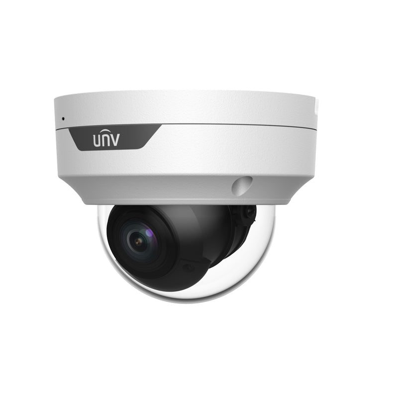 Uniview IPC3534SR3-ADZK-G 4MP HD IR VF Automatic Focusing and Motorized Zoom Lens Dome Network Camera - White