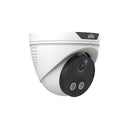 Uniview IPC3614SR3-ADF28KMC-DL 4MP HD ColorHunter Dual Light 2.8-mm Fixed Eyeball Network Camera - White