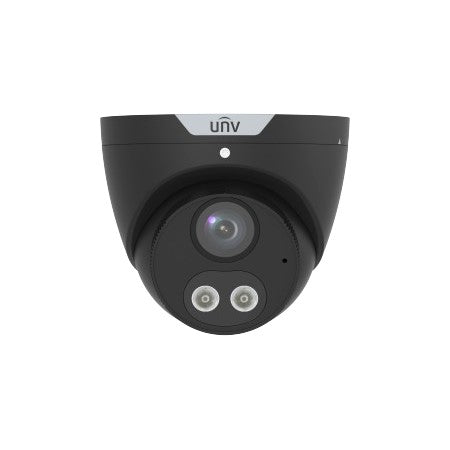 Uniview IPC3615SB-ADF28K-I0-BK 5MP HD Intelligent LightHunter IR 2.8-mm Fixed Eyeball Network Camera - Black