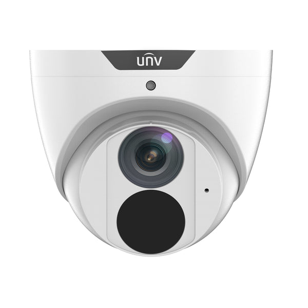 Uniview IPC3615S-BADF28K-I0 5MP HD Intelligent LightHunter IR 2.8-mm Fixed Eyeball Network Camera - White