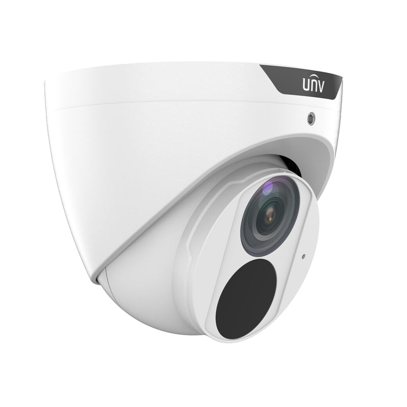 Uniview IPC3618SB-ADF28KM-I0 8MP HD Intelligent IR 2.8-mm Fixed Eyeball Network Camera - White