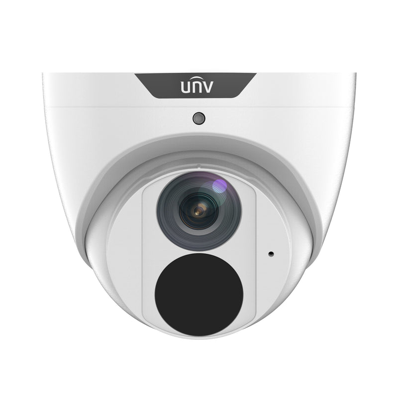 Uniview IPC3618SB-ADF28KM-I0 8MP HD Intelligent IR 2.8-mm Fixed Eyeball Network Camera - White