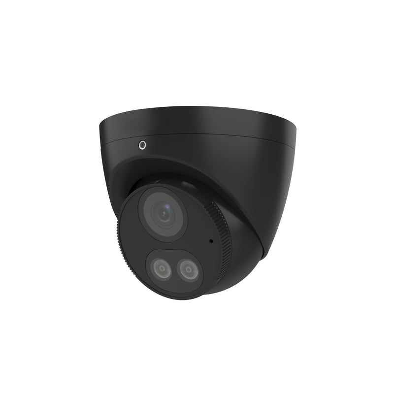 Uniview IPC3618SB-ADF28KM-I-BK 8MP HD Intelligent IR 2.8-mm Fixed Eyeball Network Camera - Black