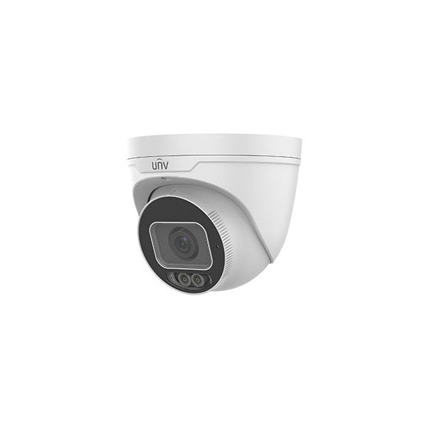 Uniview IPC3634SE-ADZK-WL-I0 4MP HD Intelligent Dual Light ColorHunter Automatic Focusing and Motorized Zoom Lens VF Eyeball Network Camera - White