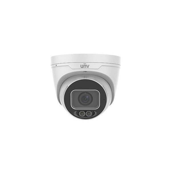 Uniview IPC3634SE-ADZK-WL-I0 4MP HD Intelligent Dual Light ColorHunter Automatic Focusing and Motorized Zoom Lens VF Eyeball Network Camera - White