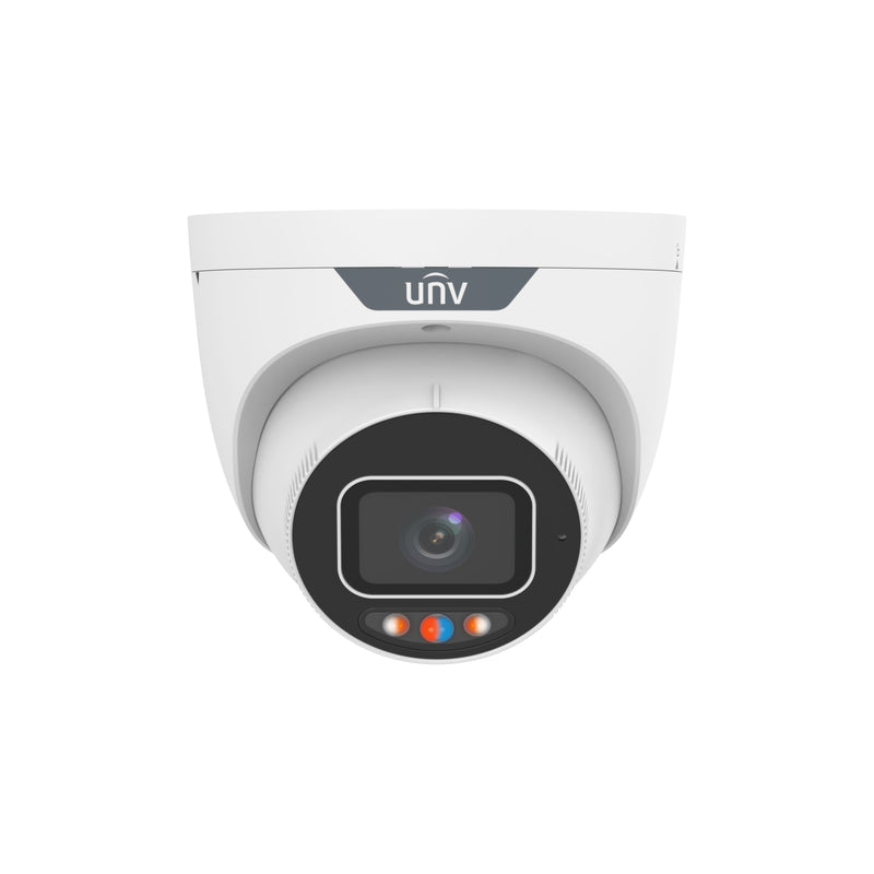 Uniview IPC3635SS-ADF28KMC-I1 5MP Tri-Guard Fixed Dual-light Turret Network Camera - White