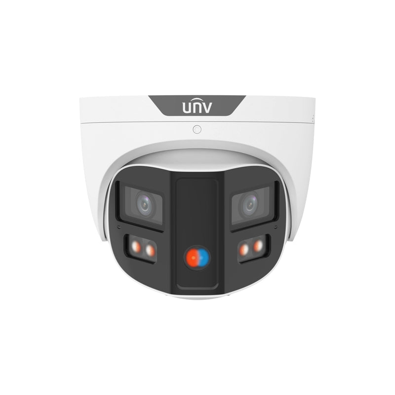 Uniview - IPC3K28SE-ADF28KMC-DL-I0 - 8MP Double-Light Alarm 2.8mm Binocular Eyeball IP Camera
