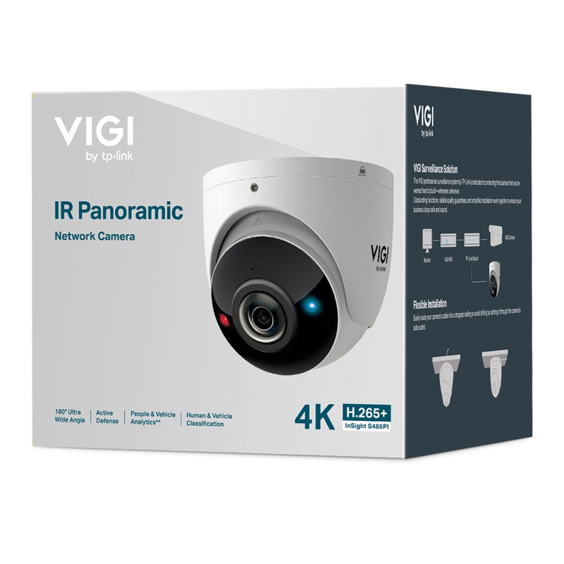 TP-Link VIGI 8MP IR Panoramic Turret Network Camera