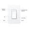 TP-Link Kasa Smart Wi-Fi Dimmer Matter Light Switch 3-pack - White