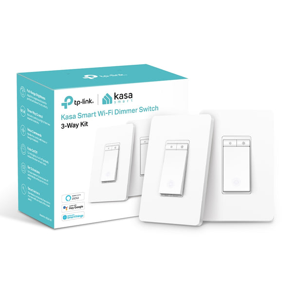 TP-Link Kasa Smart Wi-Fi 3-Way Dimmer Light Switch Kit - White