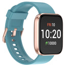 Letsfit IW1 Smart Watch & Fitness Tracker with Heart Rate Monitor - Teal & Gold