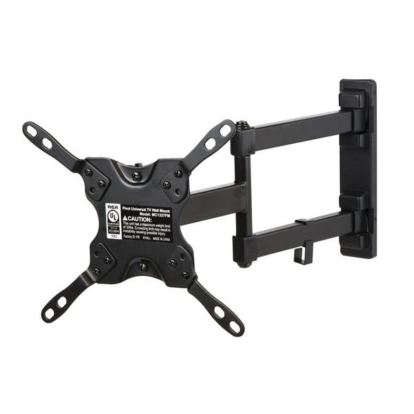 RCA Full Motion TV Wall Mount 13-in to 37-in - Black