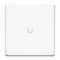 Ubiquiti Wall-mount Wi-Fi 6 AP 2.5 GbE, Built-in POE Switch, 10.2 Gbps OTA, 600+ Client Capacity - White