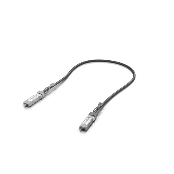 Ubiquiti UniFi 10-Gbps SFP+ Direct Attach Direct Attach Copper Cable - 0.5-meter (1.64-ft) - Black