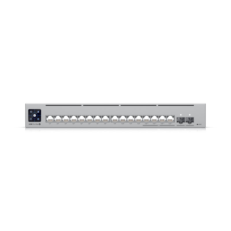 Ubiquiti UniFi Pro Max 16 Layer 3 Etherlighting™ Switch with PoE++ - White