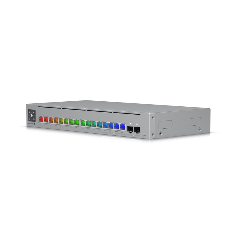 Ubiquiti UniFi Pro Max 16 Layer 3 Etherlighting™ Switch with PoE++ - White