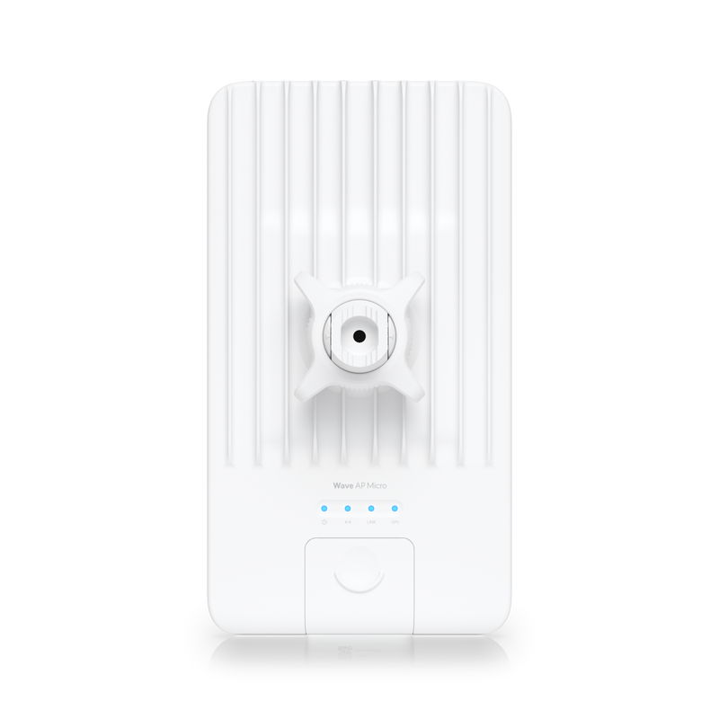 Ubiquiti Wave AP Micro 60-GHz + 5-GHz Multipoint Base Station with 90-degree Sectoral Coverage, 15 Client Capacity, and 2.7-Gbps Symmetrical Speed - White