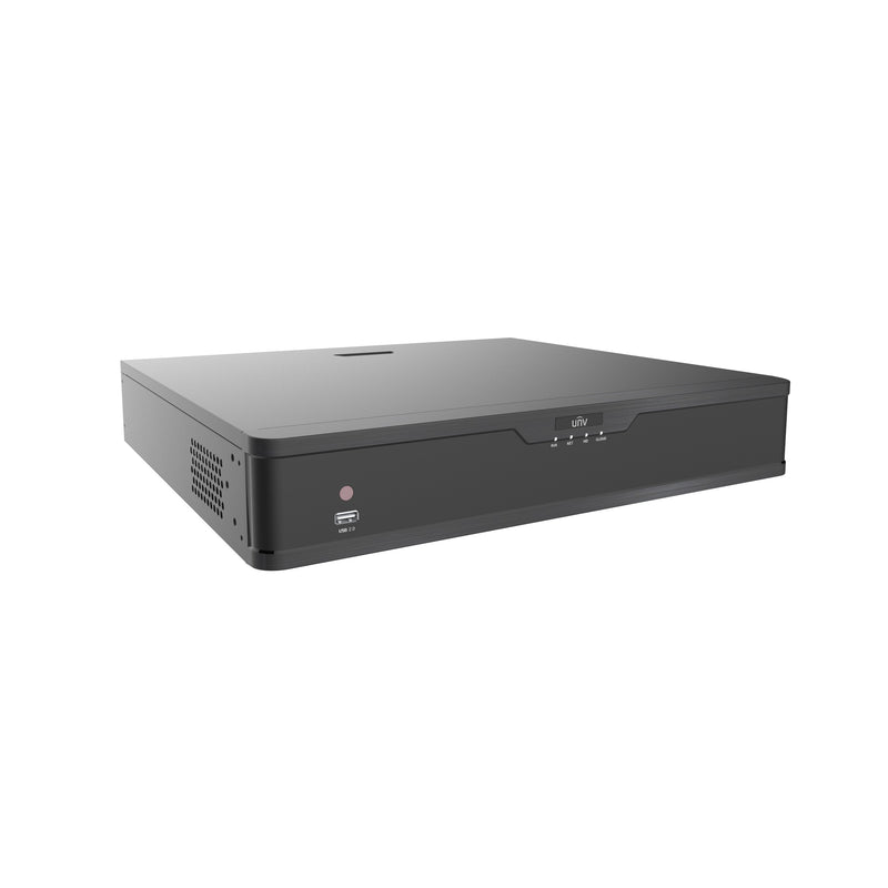 Uniview NVR304-16E2-P16 304 Series 16-channel 12MP Network Video Recorder NVR with PoE - Black