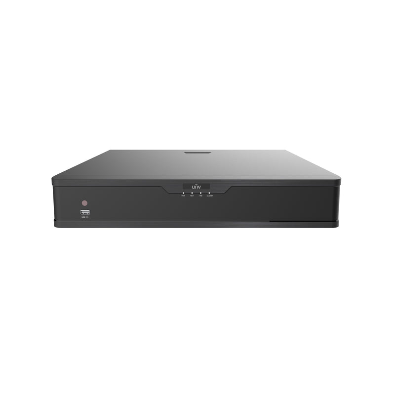 Uniview NVR304-16E2-P16 304 Series 16-channel 12MP Network Video Recorder NVR with PoE - Black
