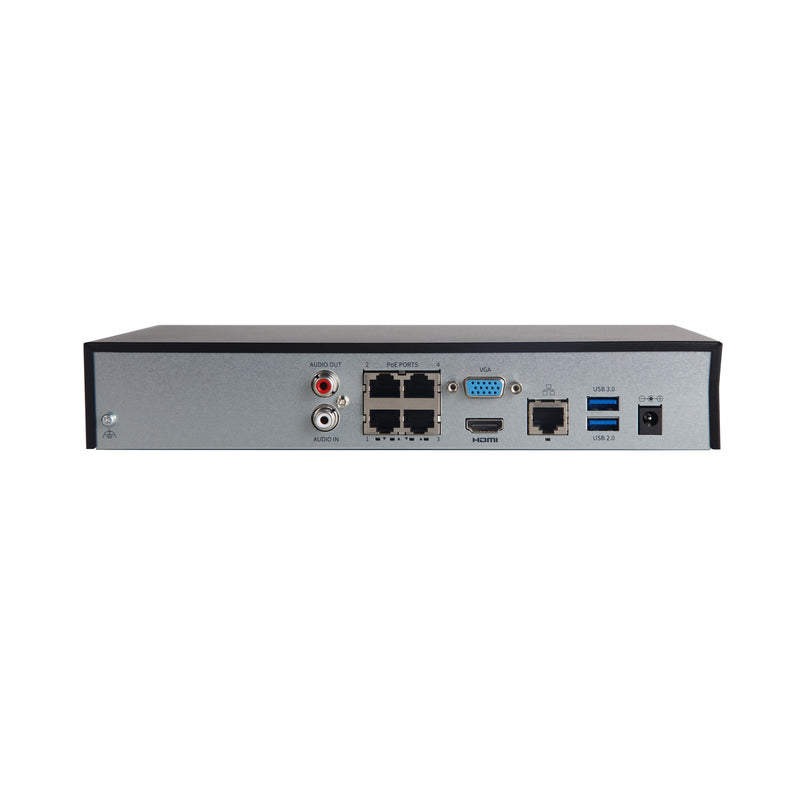 Uniview 501 Series 8-channel 8MP Network Video Recorder NVR with PoE - Black