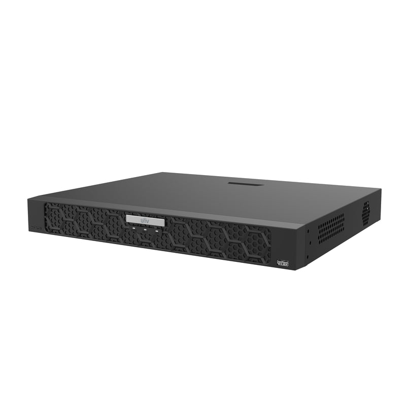 Uniview 502 Series 8-channel 16MP 2 SATA Interface Network Video Recorder NVR with PoE - Black