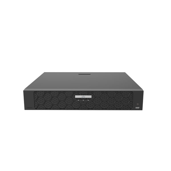 Uniview NVR504-B Series 16-channel 16MP 4 SATA Interface 1U Rackmount Network Video Recorder NVR with PoE - Black