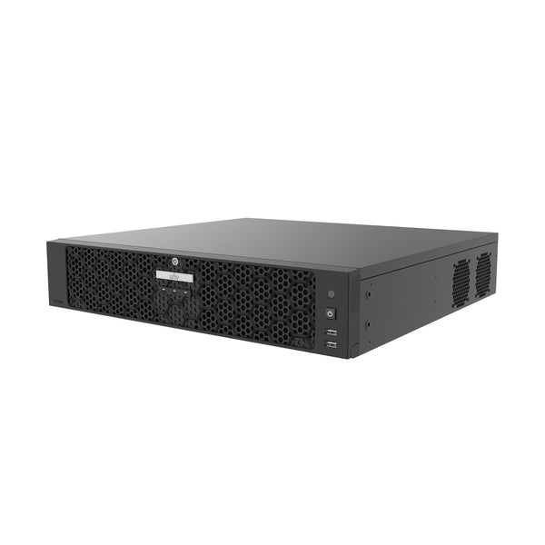 Uniview 508 Series Network Video Recorder NVR 64-channel 32MP 8 SATA Interface 1U Rackmount NVR - Black