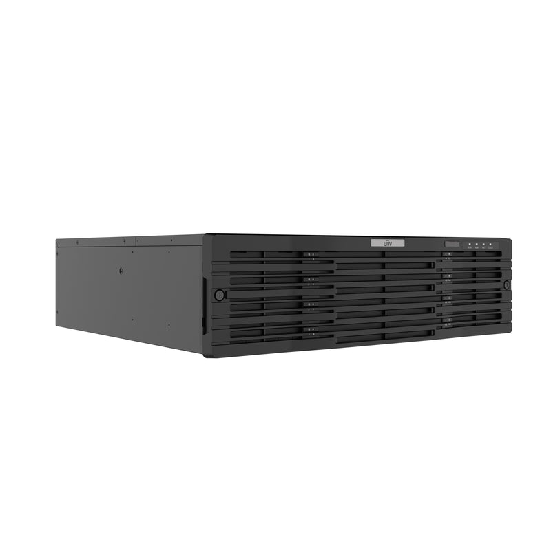 Uniview 128-Channel 16 SATA Interface 3U Rackmount Network Video Recorder NVR - Black