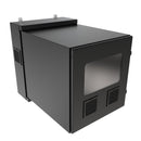 Hammond Manufacturing NWC Series 12U Swing-Out Industrial Wall Mount Rack Cabinet with Window Door and Filters - Black