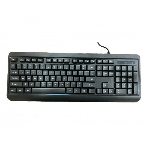 TopSync Classic Ergonomic Desktop USB Keyboard - Black