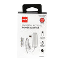 RCA 2500-mA Universal AC to DC Power Adapter - White