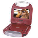 Proscan 7-in Portable DVD Player with Integrated Handle - Red
