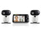 Motorola PIP1510 Connect Wi-Fi Video Motorized Smart Baby Monitor - 2 Camera Set - White