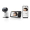 Motorola PIP1610 Connect Wi-Fi HD Motorized Smart Baby Monitor - White