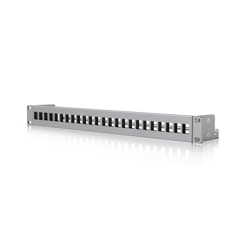 Ubiquiti UniFi 24-Port Blank Keystone Patch Panel - Grey