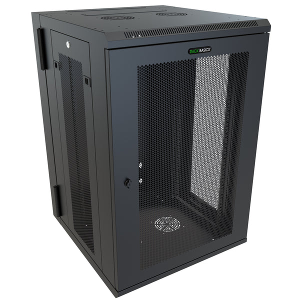 Rack Basics 18U Swing-Out Wall Mount Cabinet