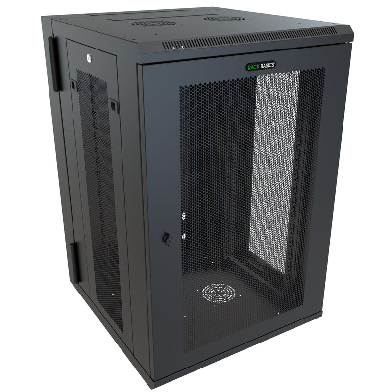 Rack Basics 18U Swing-Out Wall Mount Cabinet