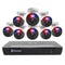 Swann Professional 4K Ultra HD 16-channel 2TB Hard Drive NVR Security System with 8 x 4K SwannForce Bullet Cameras - White