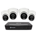 Swann Master 4K Ultra HD 8-channel 2TB Hard Drive NVR Security System with 4 x 4K Dome Cameras (NHD-876MSD) - White