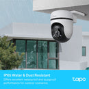 TP-Link Tapo 1080p Outdoor Pan/Tilt Security Wi-Fi Camera - White
