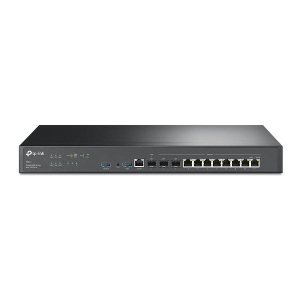 TP-Link Omada 11-port Rackmountable VPN Router with 2 x 10G SFP+ Ports - Grey