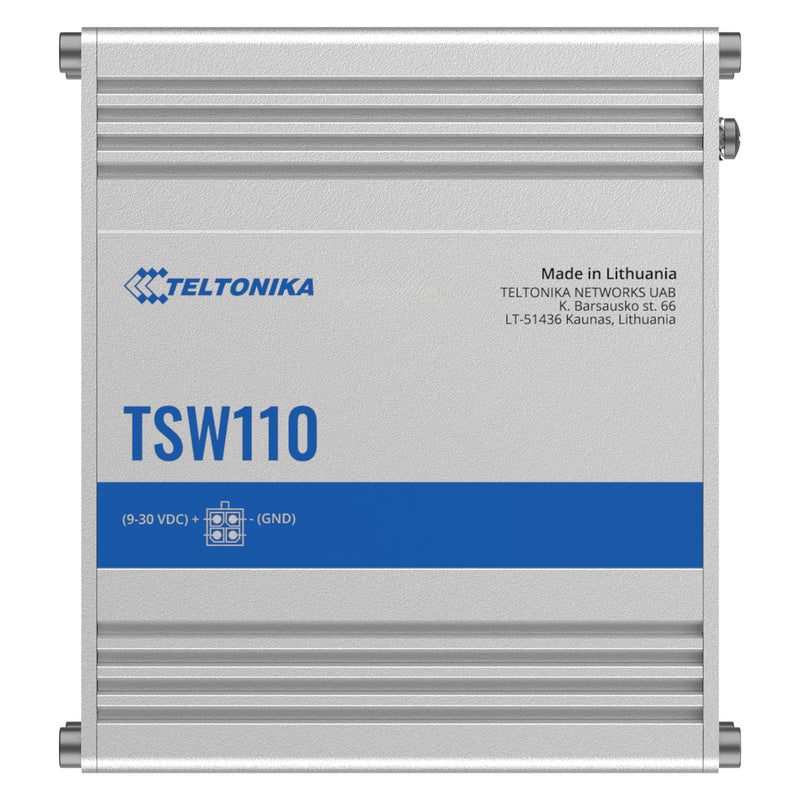 Teltonika 5-Port Ruggedized Unmanaged Layer 2 Switch