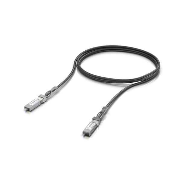 Ubiquiti UniFi 10-Gbps SFP+ Direct Attach Copper Cable - 3-meter (9.9-ft) - Black